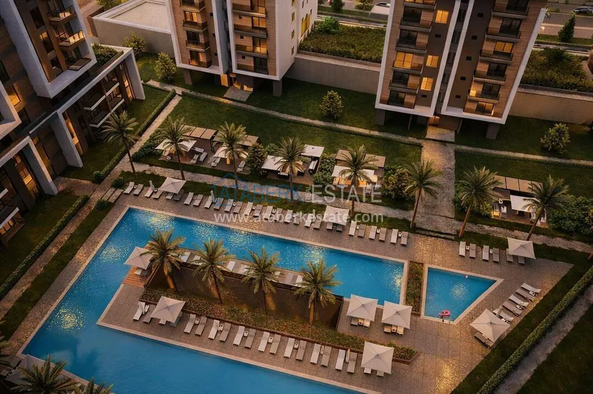 New residential complex under construction in Antalya, Kundu 19