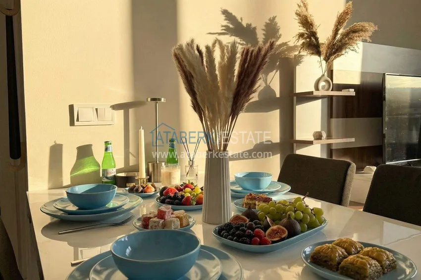 Purchase Two-room apartment in Alanya, Oba area — 60 m2 furnished and mountain views 3