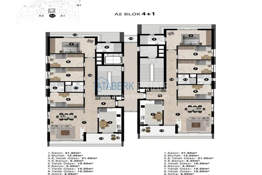 Buy cheap New residential complex under construction in Antalya, Kundu 4