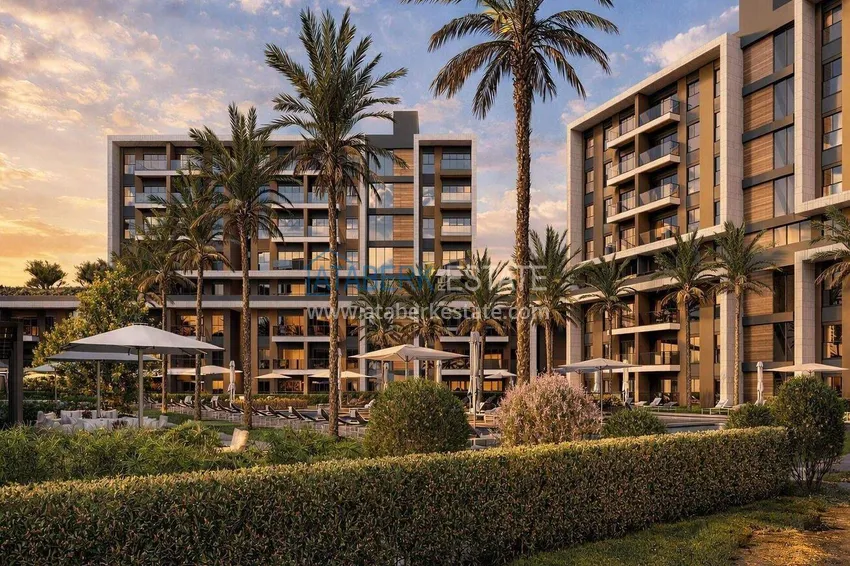 New residential complex under construction in Antalya, Kundu 9