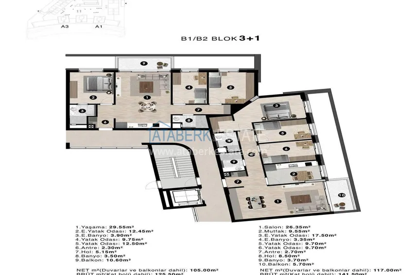 Buy cheap New residential complex under construction in Antalya, Kundu 5