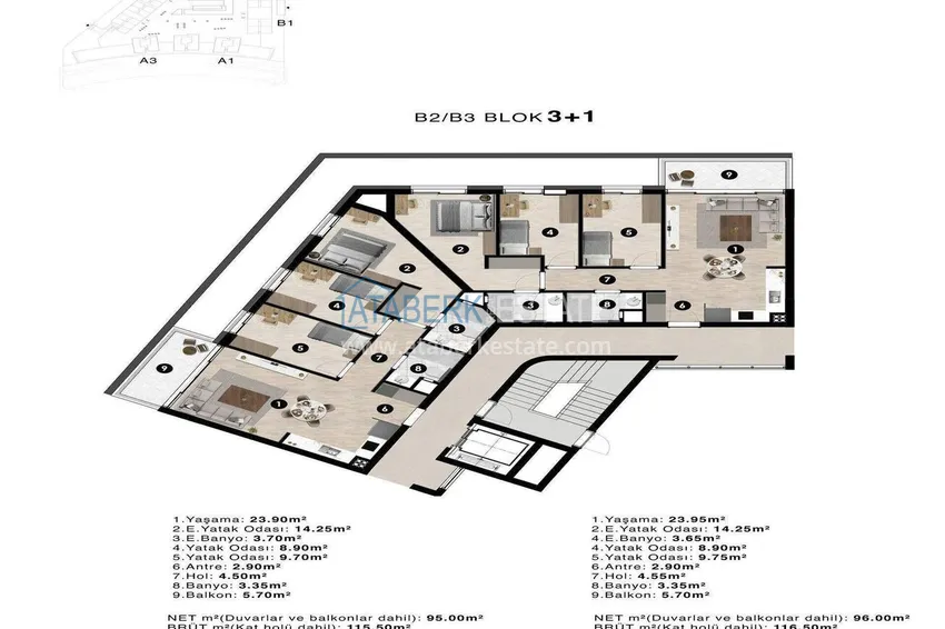 Buy cheap New residential complex under construction in Antalya, Kundu 6