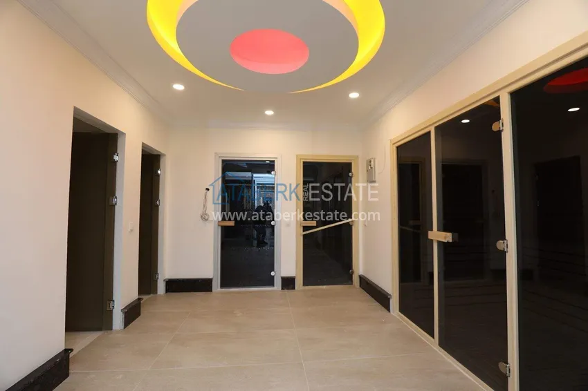Penthouse duplex 4+1 in Mahmutlar - furniture, prestigious complex, 350 meters from the sea 19
