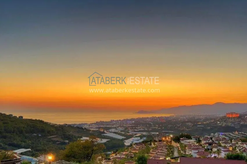 Citizenship property. Detached two-storey villa in Alanya, Kargicak district 12