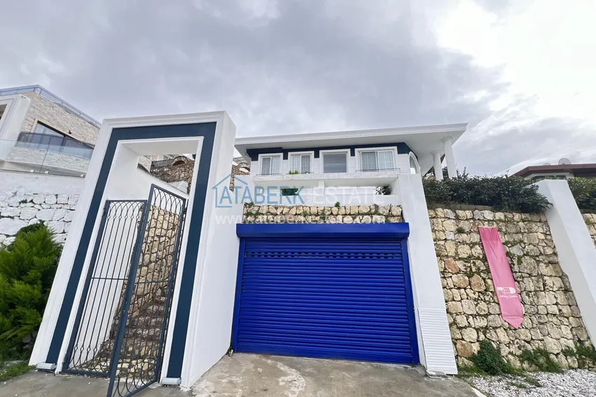 Citizenship property. Detached two-storey villa in Alanya, Kargicak district 14