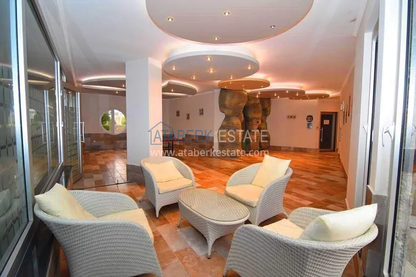 Apartment 1+1 70 m2 in Kestel — furnished, glazed balcony, 100 meters from the sea 23 