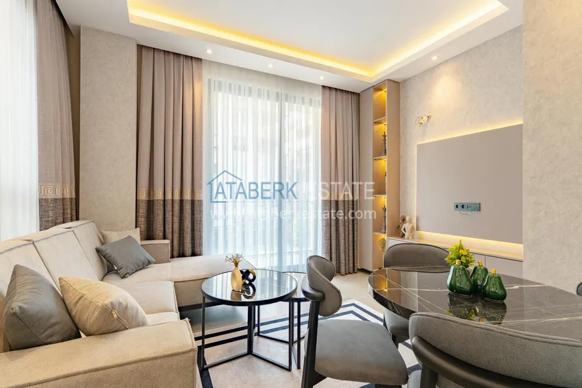 Purchase New 1+1 apartment in the center of Alanya, Cleopatra beach area - high ceilings, new furniture and appliances 2 
