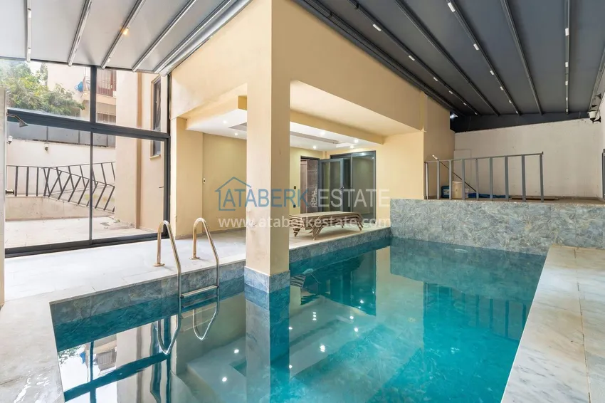 New 1+1 apartment in the center of Alanya, Cleopatra beach area - high ceilings, new furniture and appliances 6 