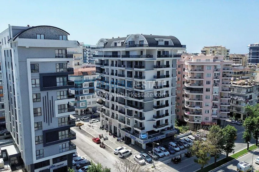 Квартира 1+1 57 м² с видом на море в Махмутларе - современный жилой комплекс 1