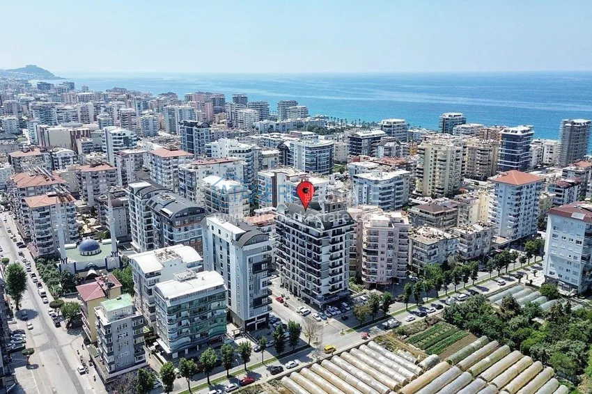 Квартира 1+1 57 м² с видом на море в Махмутларе - современный жилой комплекс 2