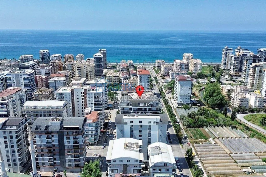 Квартира 1+1 57 м² с видом на море в Махмутларе - современный жилой комплекс 4