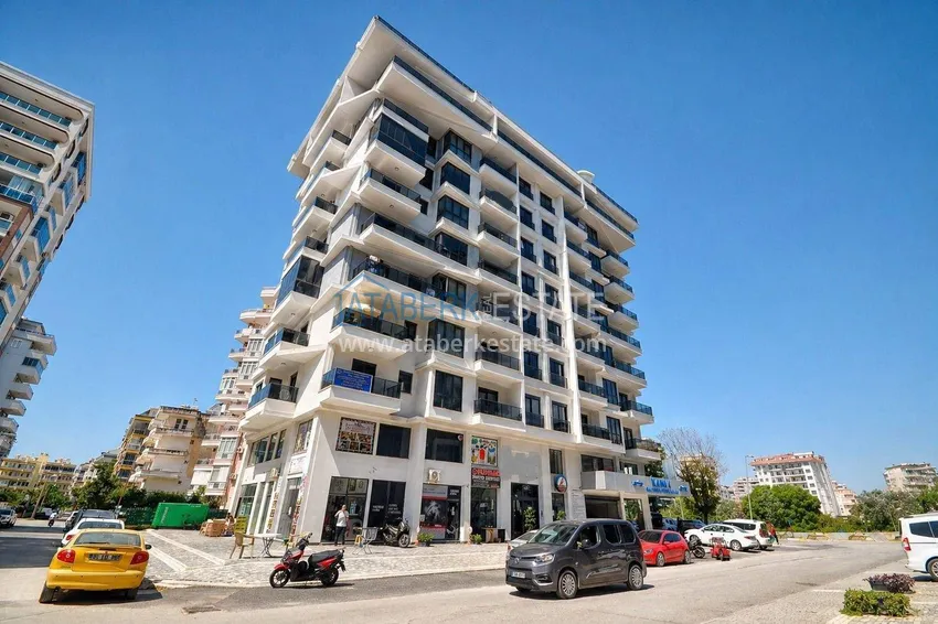 Квартира 1+1 57 м² с видом на море в Махмутларе - современный жилой комплекс 7