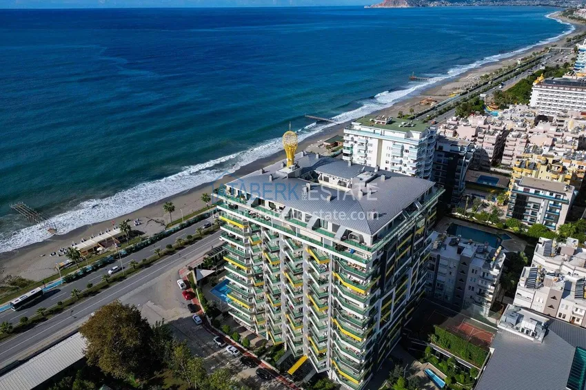 2+1 apartment in Mahmutlar — furniture, mountain view, first coastline 2