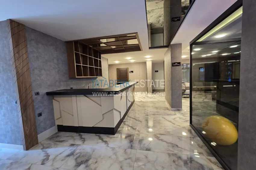 Two 1+1 apartments in the center of Alanya, Cleopatra beach area - fine finish, modern complex 9