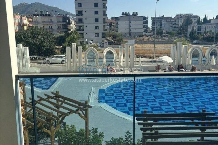 Purchase 1+1 apartment in Gazipasa - from owner, pool view, affordable price 14