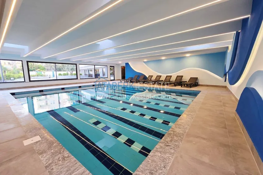 Two 1+1 apartments in the center of Alanya, Cleopatra beach area - fine finish, modern complex 14