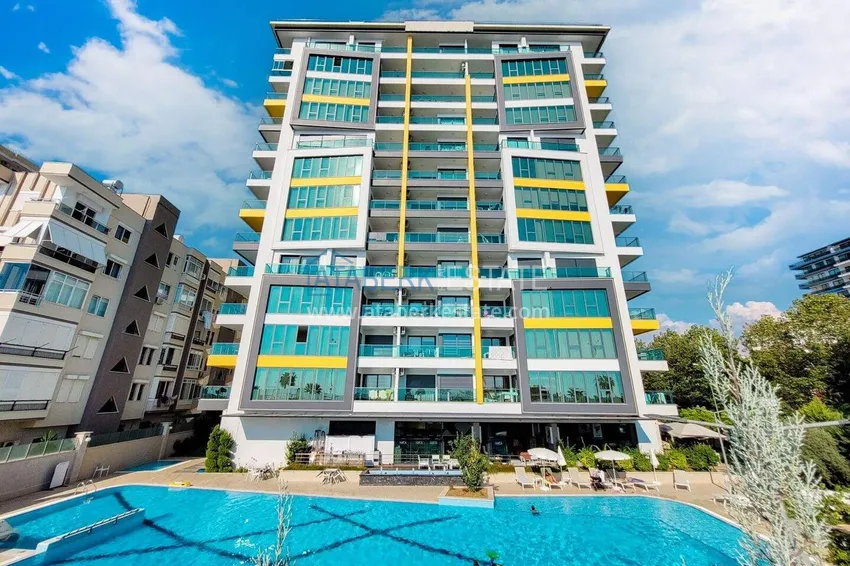2+1 apartment in Mahmutlar — furniture, mountain view, first coastline 4