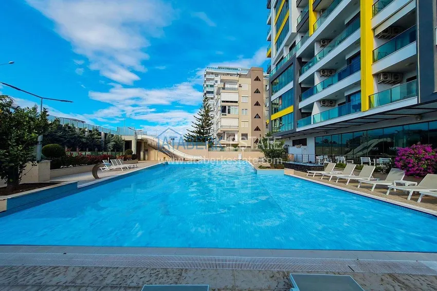 2+1 apartment in Mahmutlar — furniture, mountain view, first coastline 5