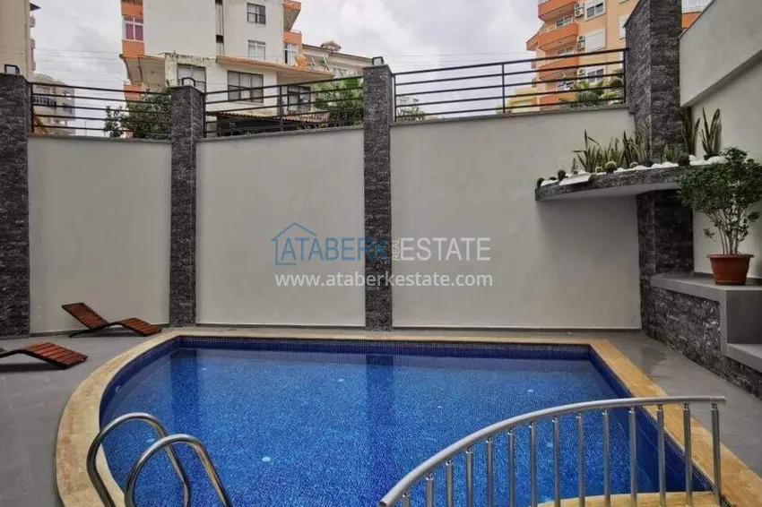 Apartment and penthouse in Tosmur - single price for two properties, 300 m from the sea 3 