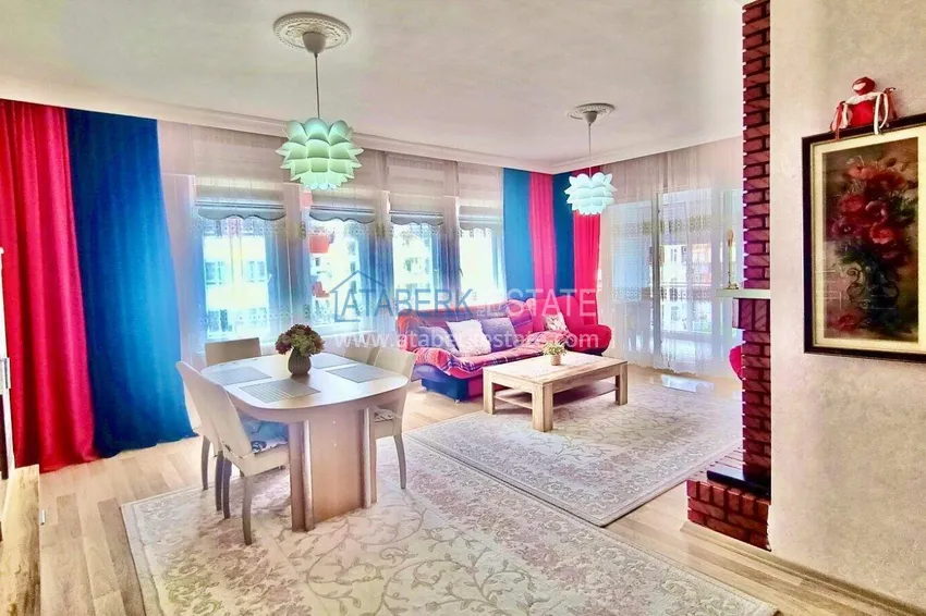 Purchase 2+1 apartment 125 m2 in the center of Mahmutlar — furnished, renovated, 350 m from the sea 10