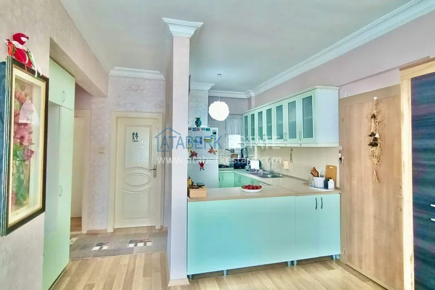 Purchase 2+1 apartment 125 m2 in the center of Mahmutlar — furnished, renovated, 350 m from the sea 5