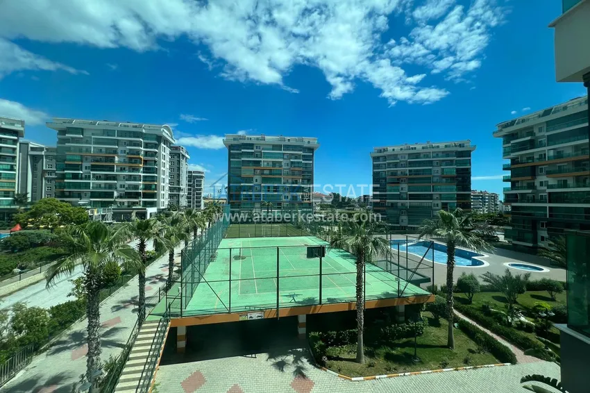 Purchase 2+1 apartment in Avsallar — furniture, residence with hotel-level service 24