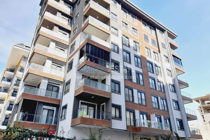2+1 apartment in Avsallar — new furniture, separate kitchen, glazed balcony 3