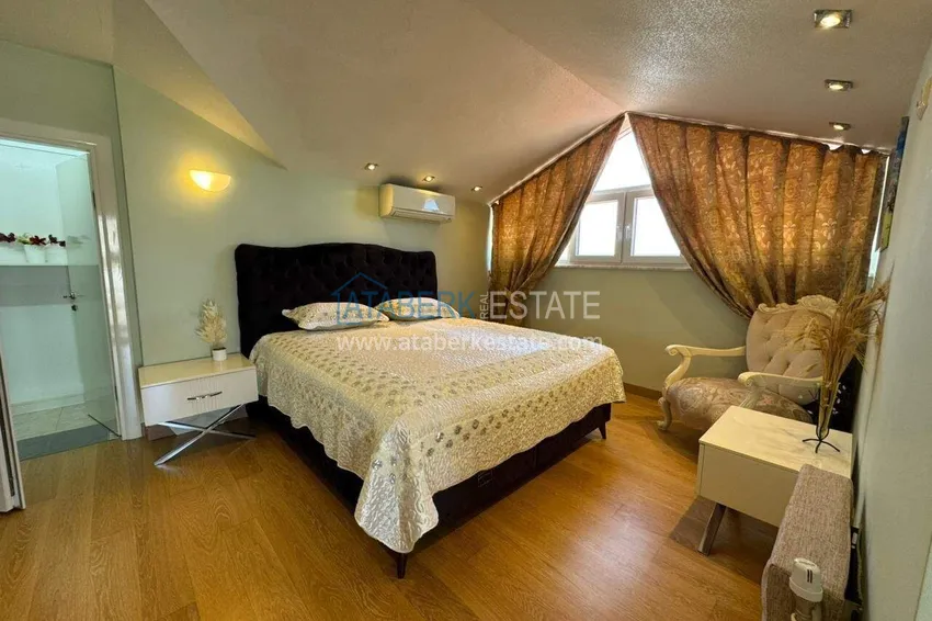 Purchase Duplex with a panoramic terrace in the center of Alanya, Cleopatra beach area — property for a residence permit 21 