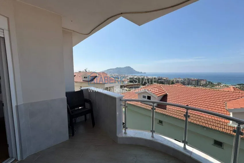 Purchase Duplex with a panoramic terrace in the center of Alanya, Cleopatra beach area — property for a residence permit 36 