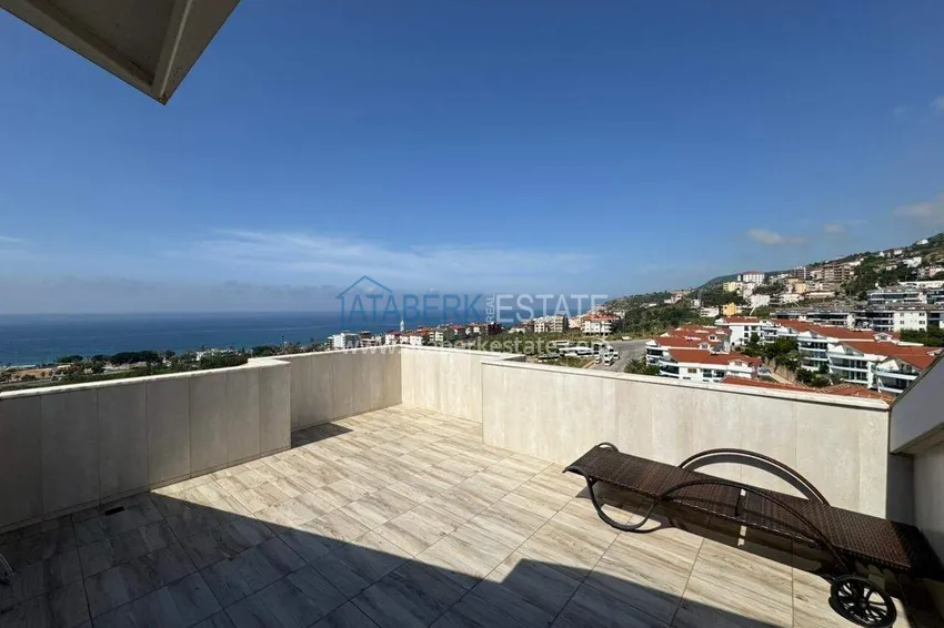 Purchase Duplex with a panoramic terrace in the center of Alanya, Cleopatra beach area — property for a residence permit 39 