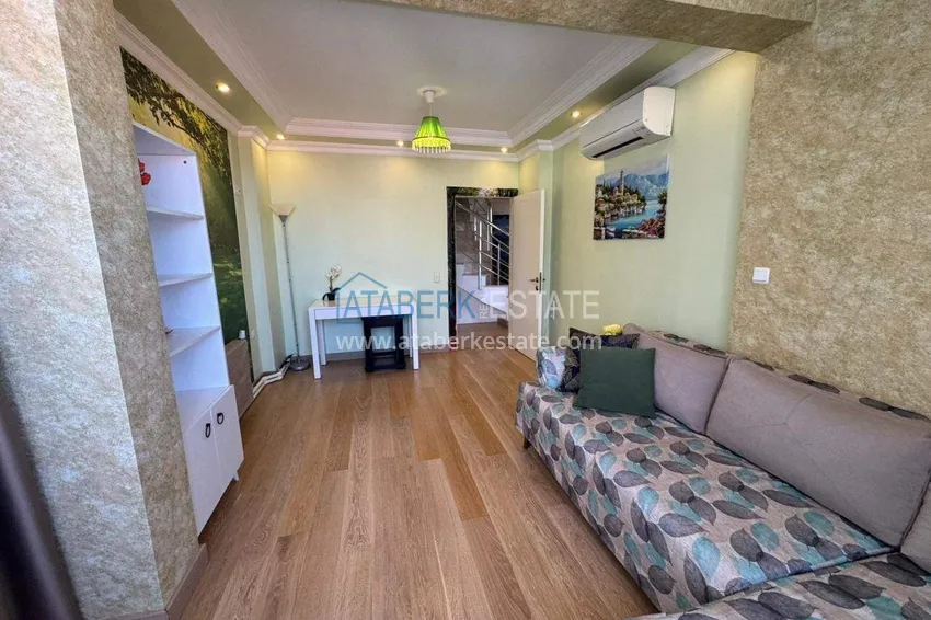 Purchase Duplex with a panoramic terrace in the center of Alanya, Cleopatra beach area — property for a residence permit 8 