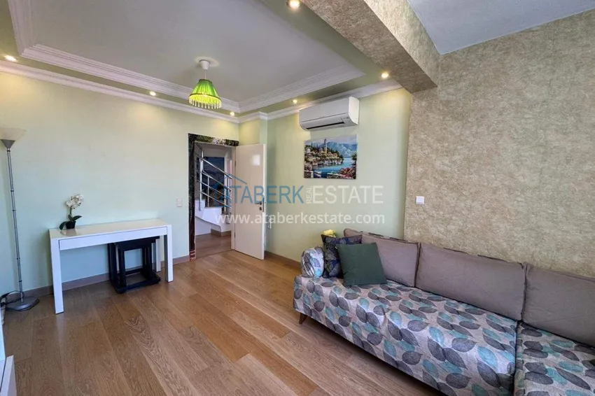 Purchase Duplex with a panoramic terrace in the center of Alanya, Cleopatra beach area — property for a residence permit 9 