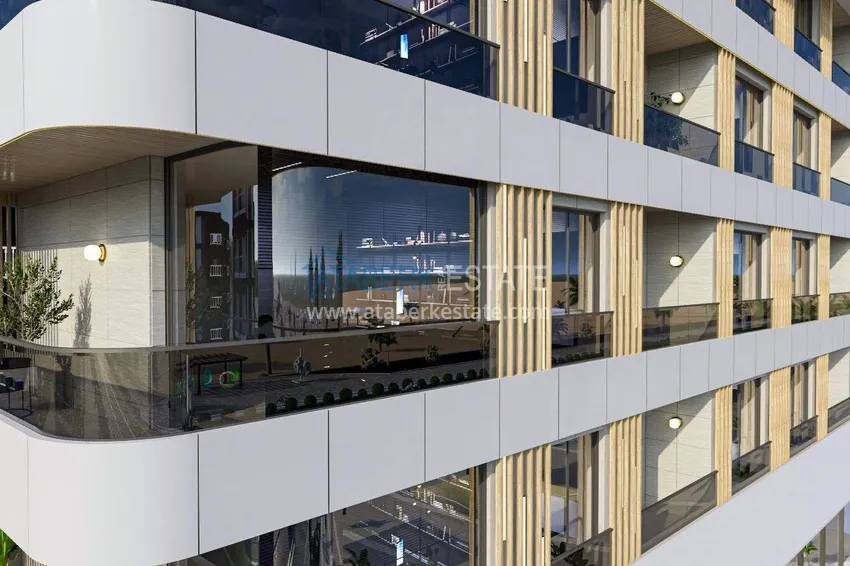 Premium real estate in Alanya from the developer - a new project on the beachfront in Oba 12