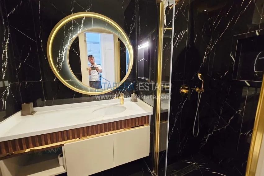 Purchase Stylish 1+1 apartment in the center of Alanya, Keykubat beach area — 150 meters 12