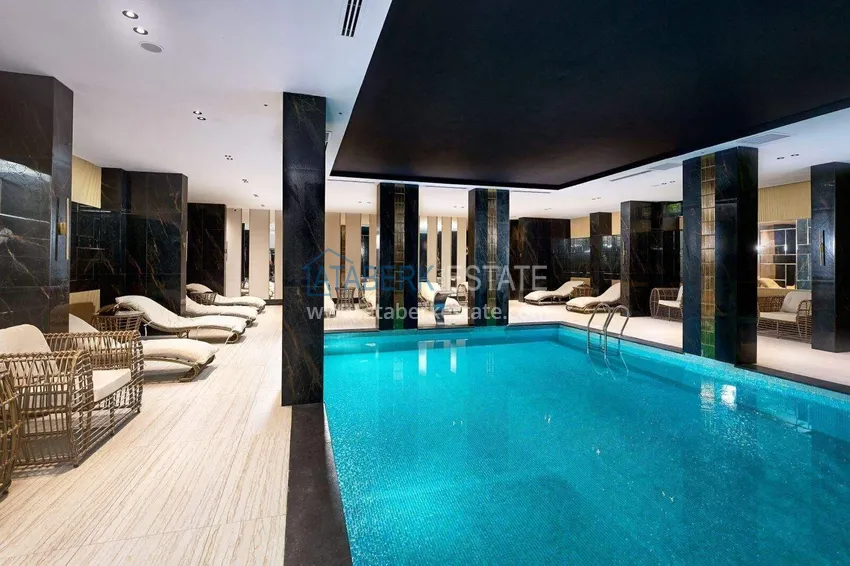 Stylish 1+1 apartment in the center of Alanya, Keykubat beach area — 150 meters 16