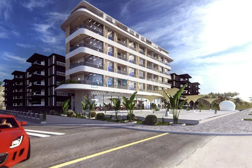 Premium real estate in Alanya from the developer - a new project on the beachfront in Oba 3
