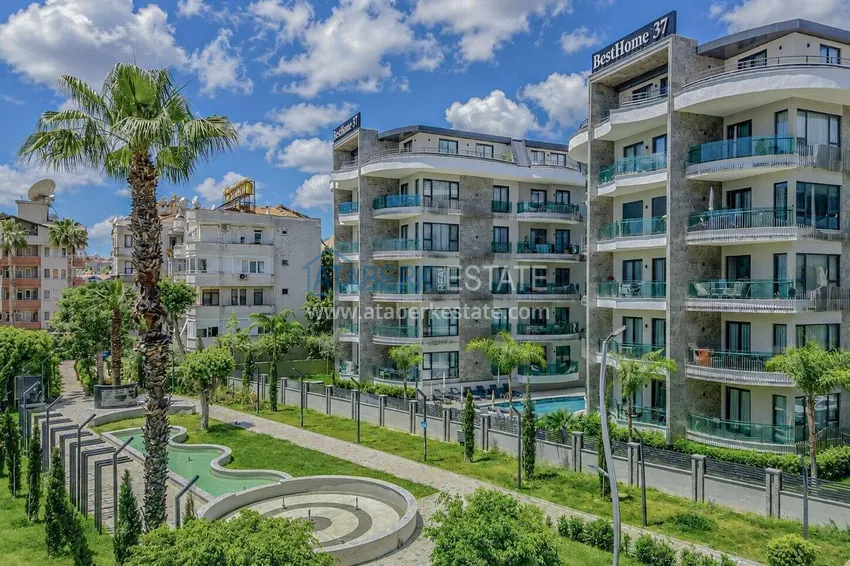 Stylish 1+1 apartment in the center of Alanya, Keykubat beach area — 150 meters 3