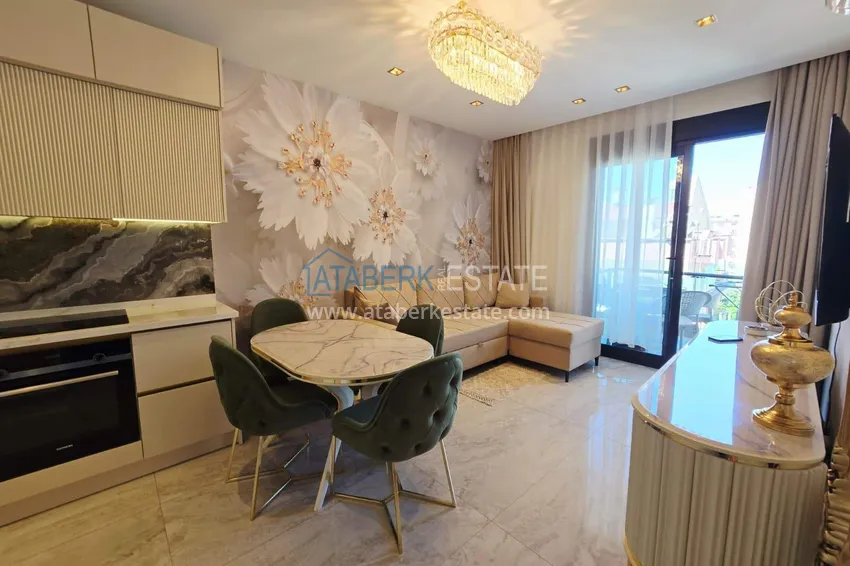 Purchase Stylish 1+1 apartment in the center of Alanya, Keykubat beach area — 150 meters 4