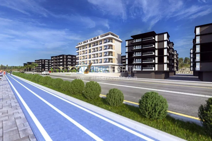 Premium real estate in Alanya from the developer - a new project on the beachfront in Oba 4