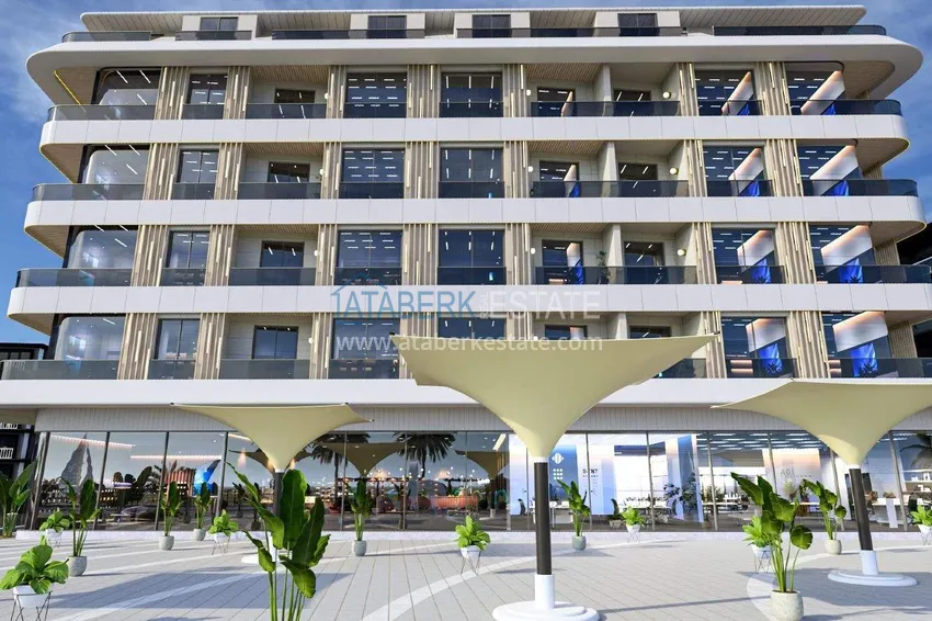 Premium real estate in Alanya from the developer - a new project on the beachfront in Oba 5