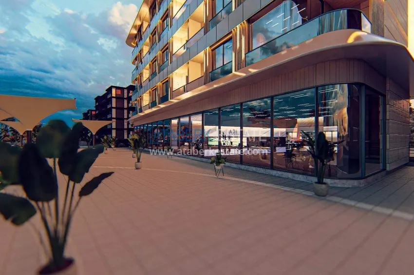 Premium real estate in Alanya from the developer - a new project on the beachfront in Oba 7
