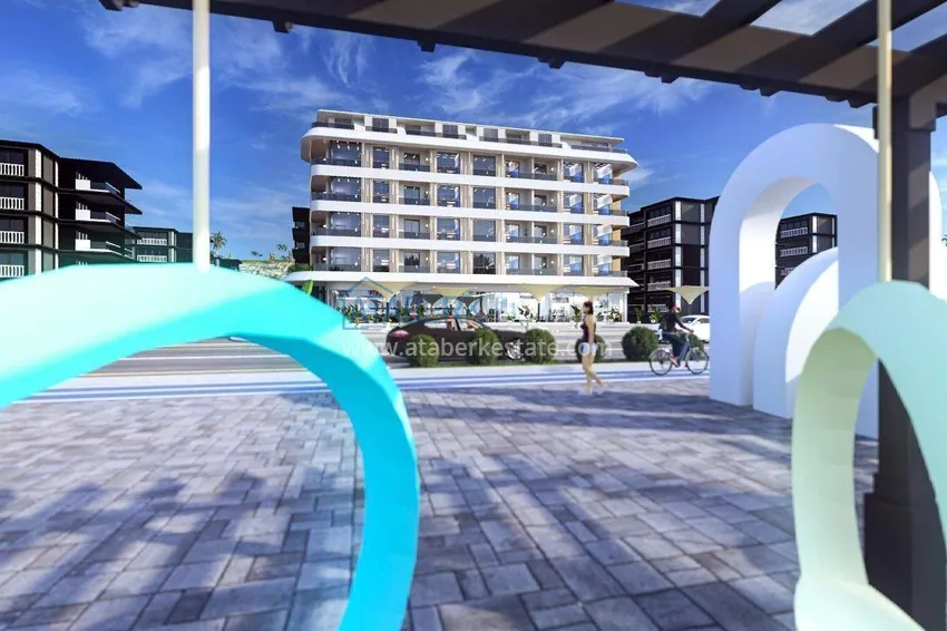 Premium real estate in Alanya from the developer - a new project on the beachfront in Oba 8