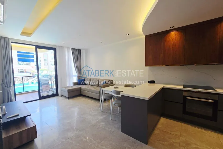 Purchase 1+1 furnished apartment in Alanya, Tosmur district - premium complex, 245 meters from the sea 3 