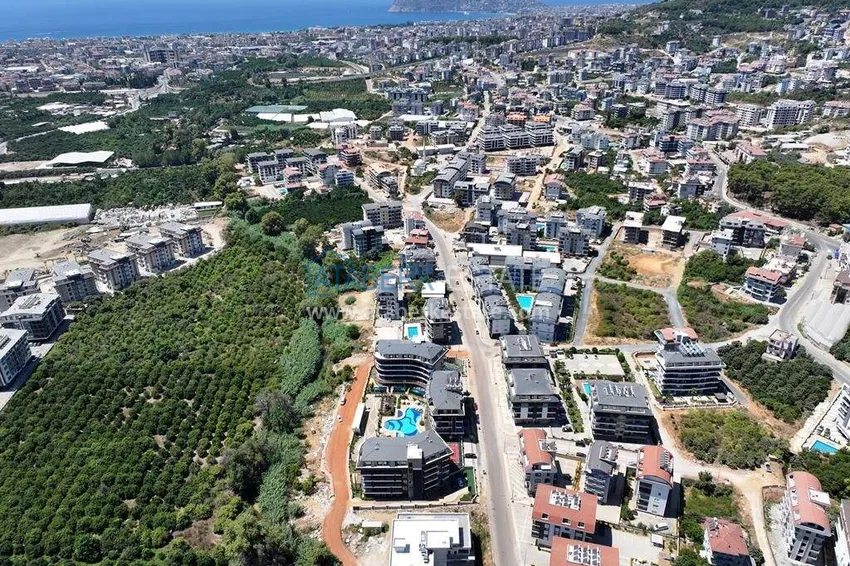 Real estate in Alanya, 1+1 apartment in Oba 9