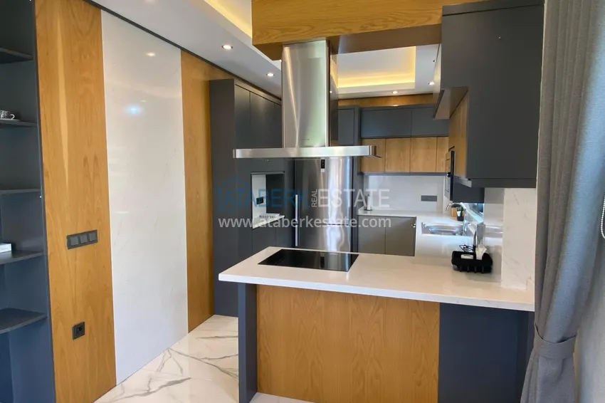 Purchase 3+1 villa in Kargicak - designer renovation, private area 10