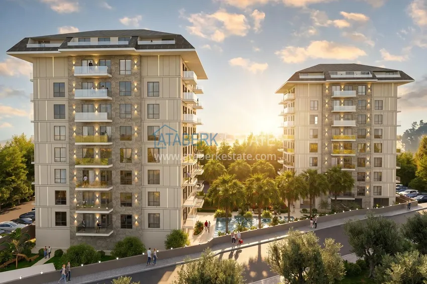 New off-plan residential project in the center of Alanya, Cleopatra Beach area - winter promotion: installments up to 2.5 years 6 