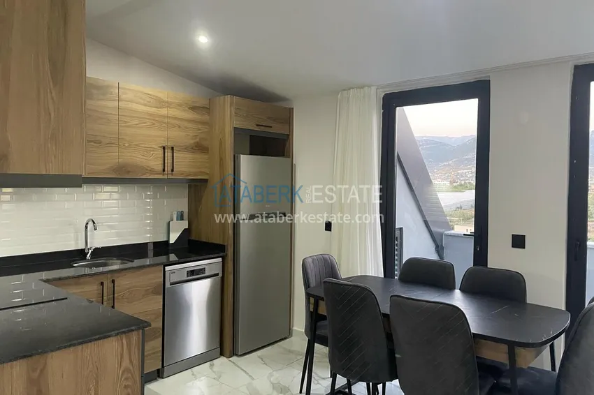 Purchase Duplex with new furniture and mountain views in a modern complex - Gazipasa City 11