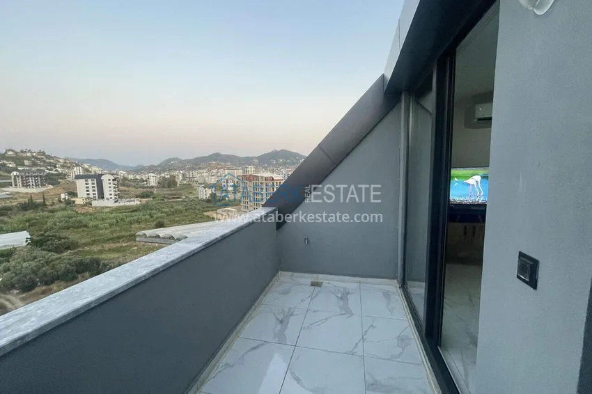 Purchase Duplex with new furniture and mountain views in a modern complex - Gazipasa City 13