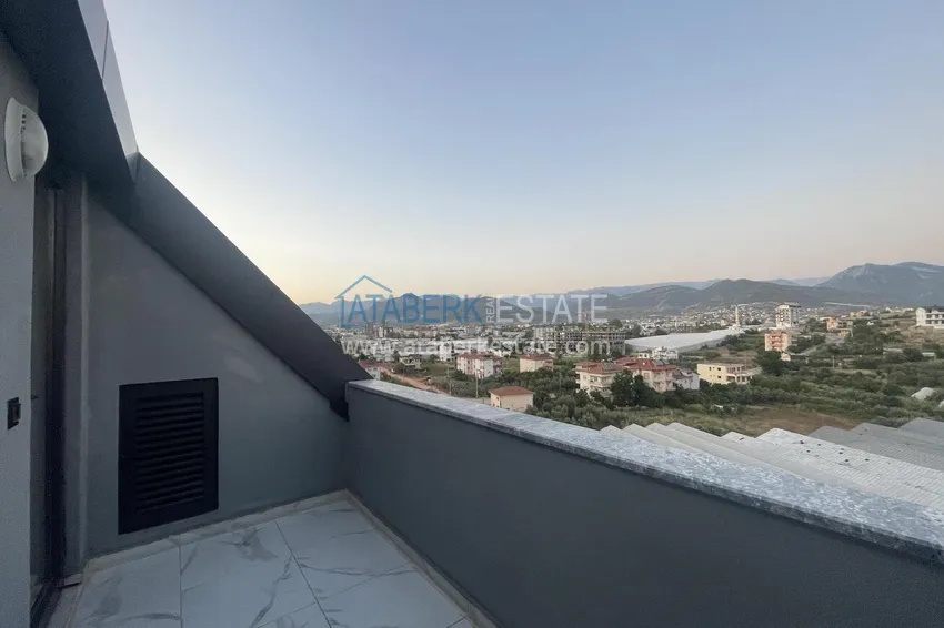 Purchase Duplex with new furniture and mountain views in a modern complex - Gazipasa City 14