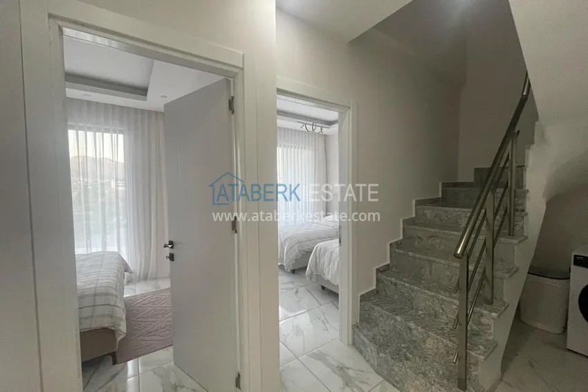 Purchase Duplex with new furniture and mountain views in a modern complex - Gazipasa City 17
